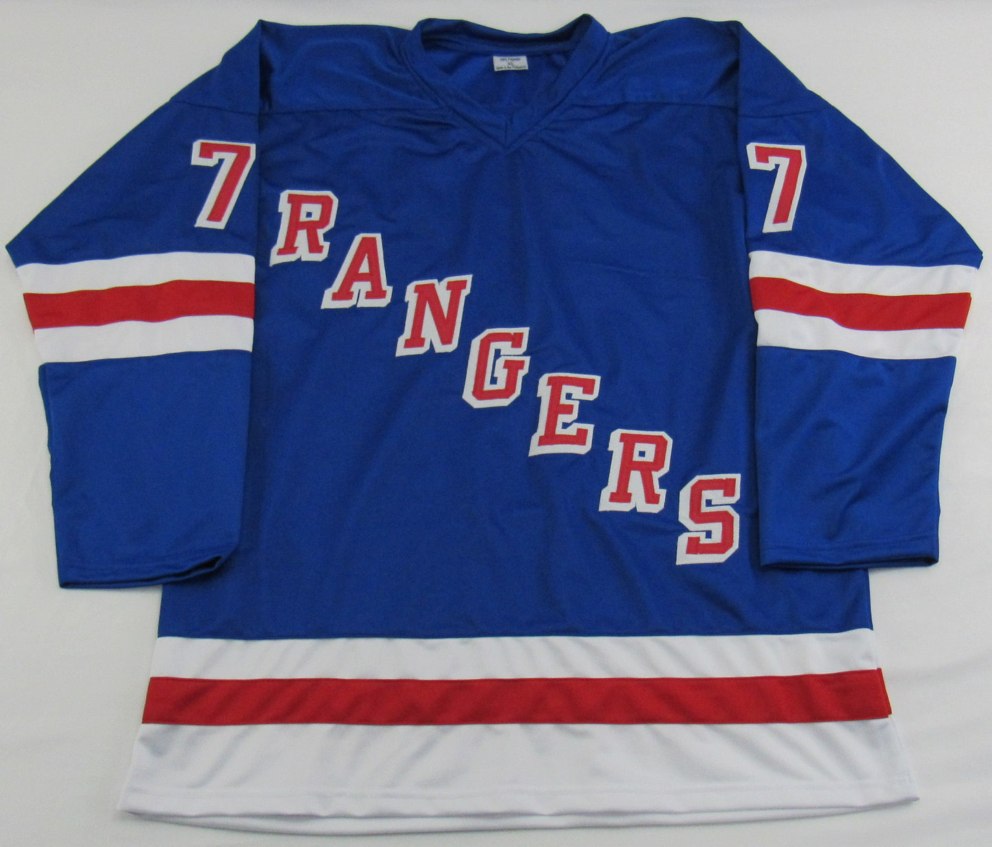 Phil Esposito Signed Auto Autograph Replica Rangers Jersey Insc JSA Certified