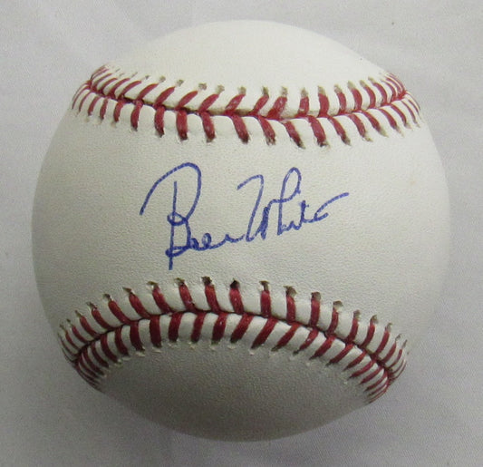 Bill White Signed Auto Baseball JSA CG96902
