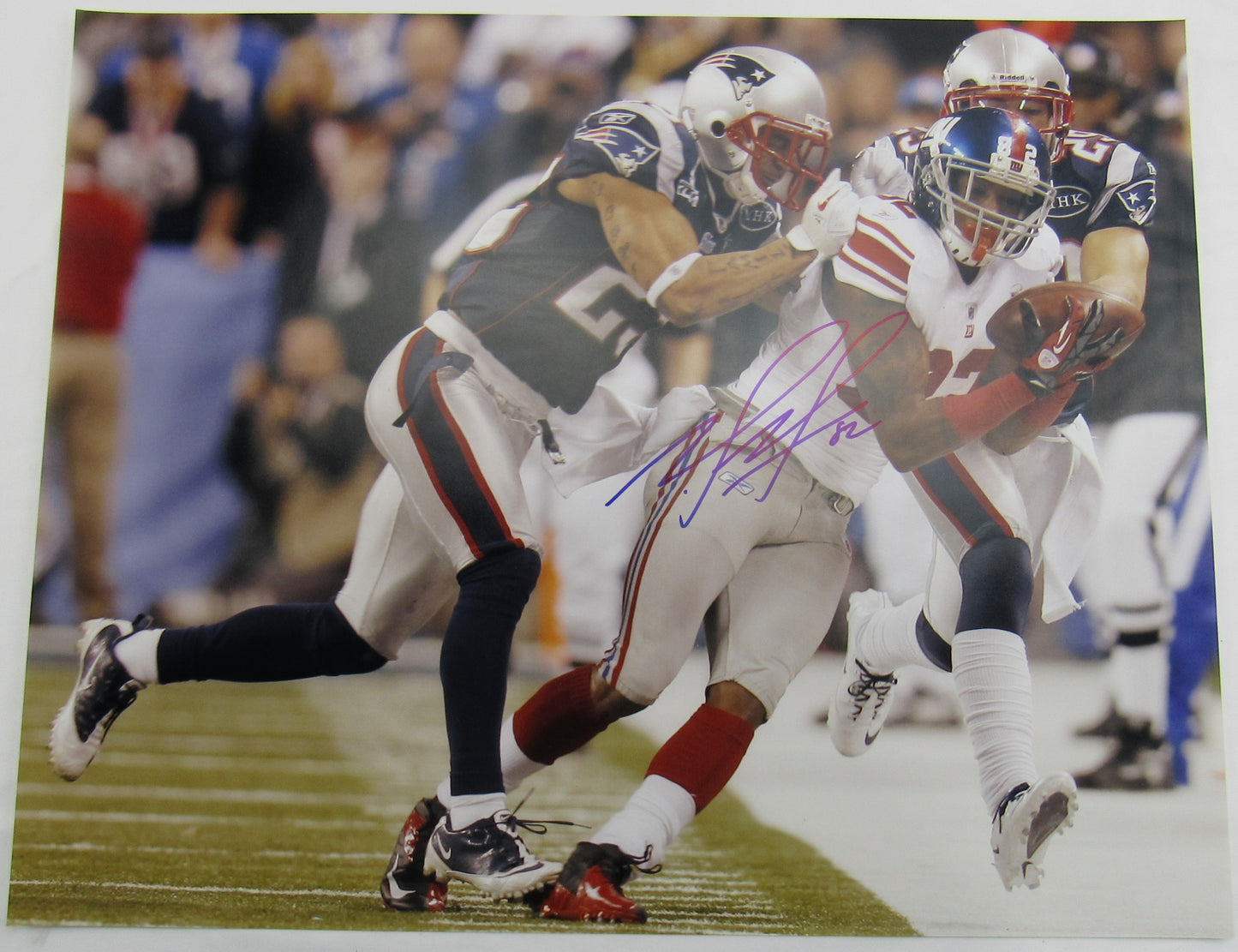 Mario Manningham Signed Auto Autograph 16x20 Photo