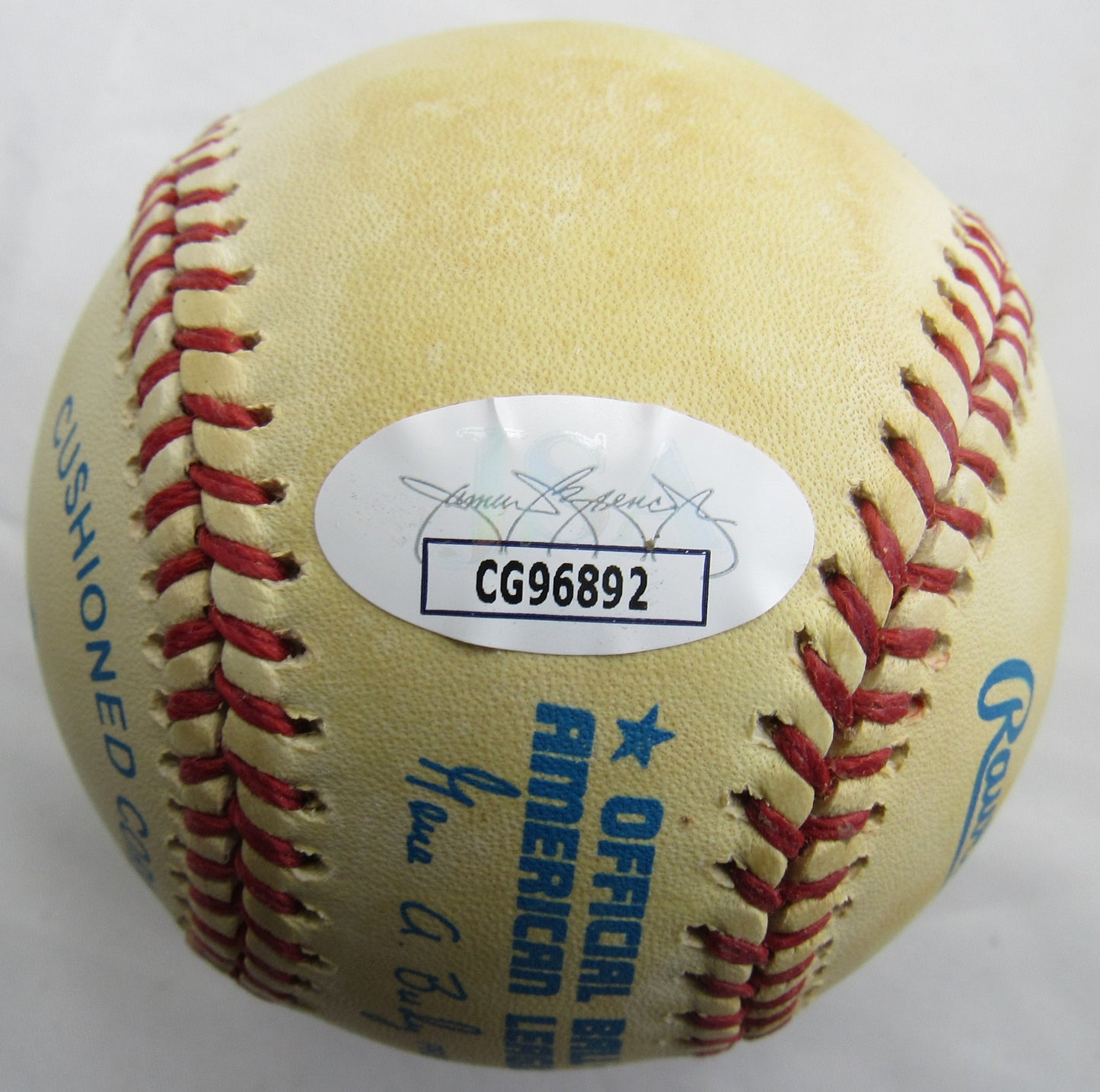 John Havlicek Signed Auto Baseball JSA CG96892