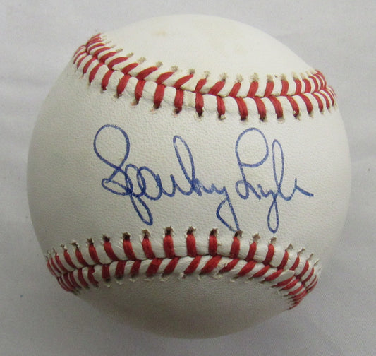 Sparky Lyle Signed Auto Baseball JSA CG96912
