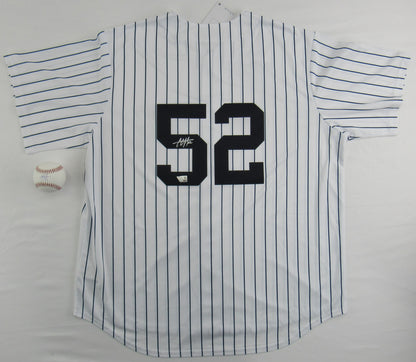 CC Sabathia Signed Auto Autograph Replica Yankees Jersey & Baseball Lot Fanatics Hologram