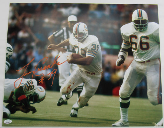 Larry Csonka Signed Auto Autograph 16x20 Photo JSA Witness WB019893