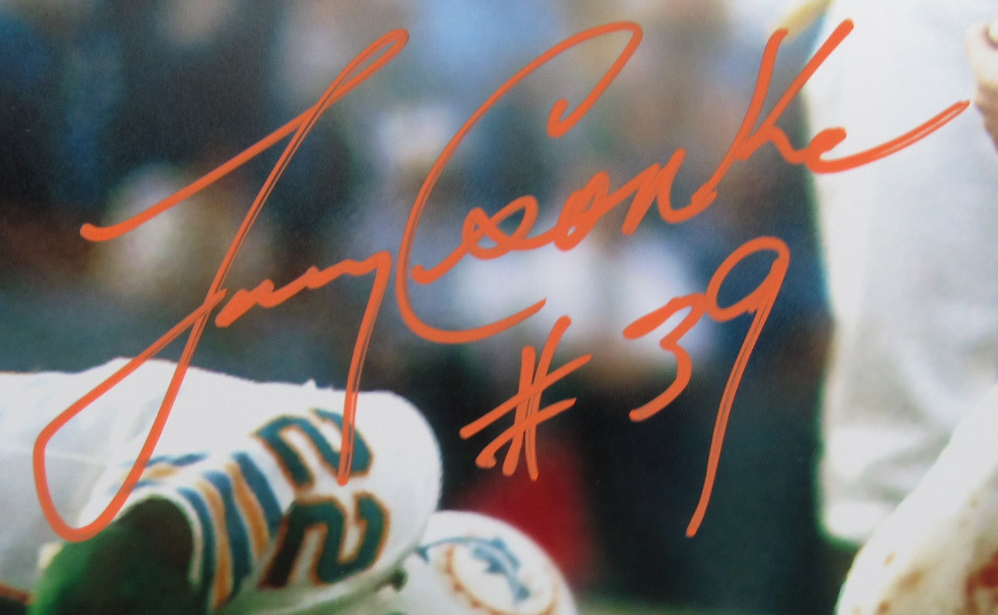 Larry Csonka Signed Auto Autograph 16x20 Photo JSA Witness WB019893