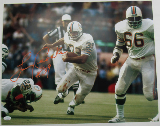 Larry Csonka Signed Auto Autograph 16x20 Photo JSA Witness WB019892