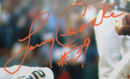 Larry Csonka Signed Auto Autograph 16x20 Photo JSA Witness WB019892