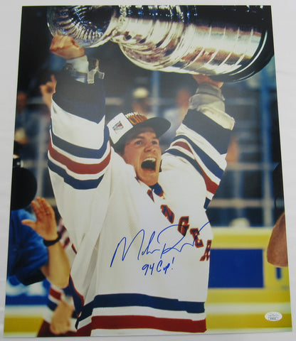 Mike Richter Signed Auto Autograph 16x20 Photo JSA AU60233