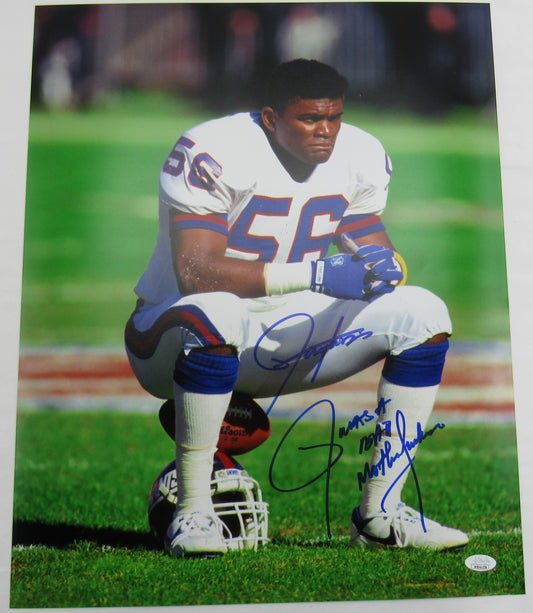 Lawrence Taylor Signed Auto Autograph 16x20 Photo JSA Witness WB041238