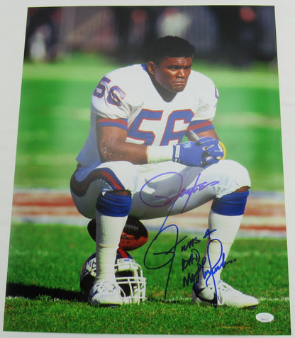 Lawrence Taylor Signed Auto Autograph 16x20 Photo w/ Insc JSA Witness WB041241