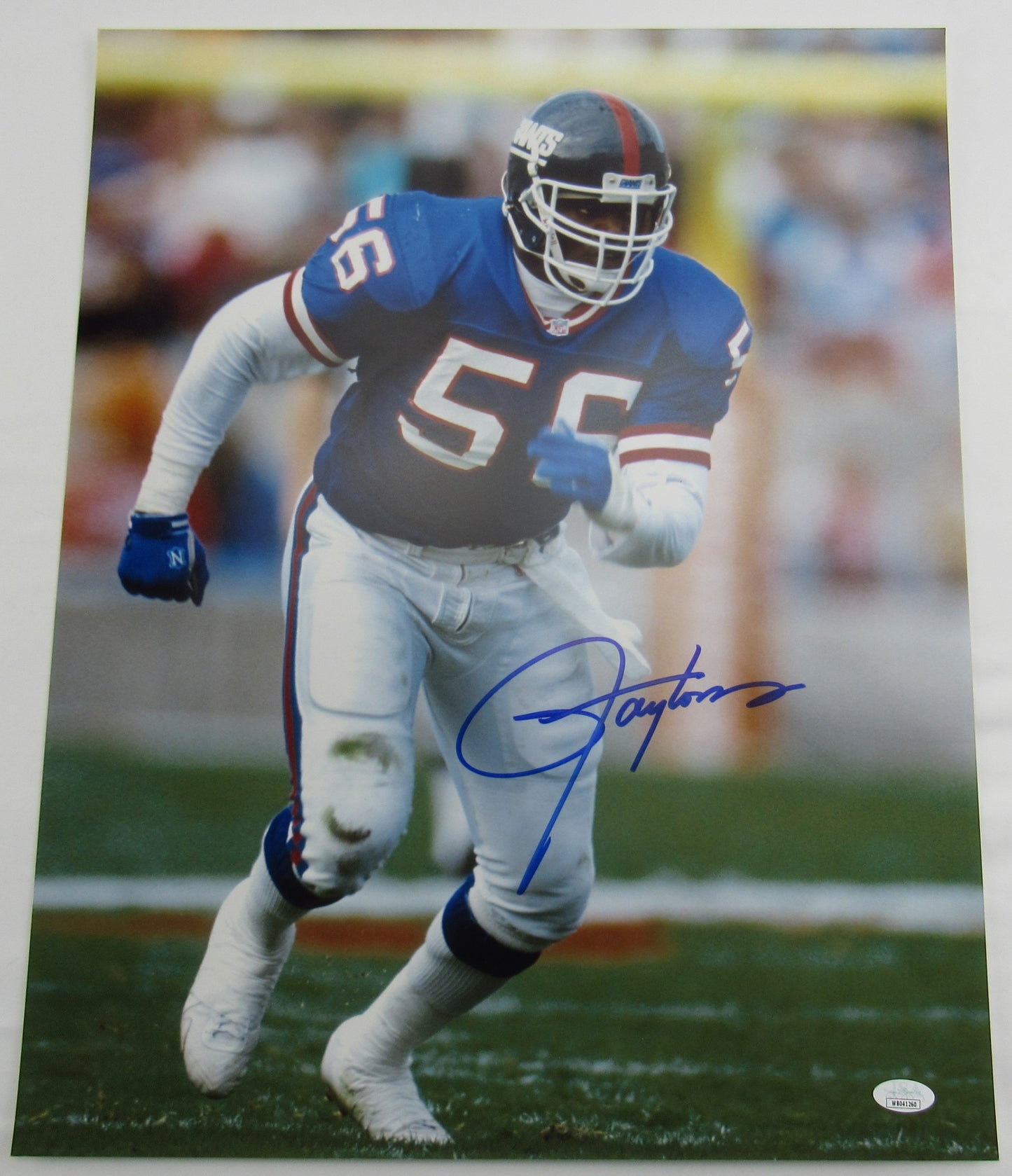 Lawrence Taylor Signed Auto Autograph 16x20 Photo JSA Witness WB041260