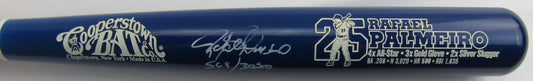 Rafael Palmeiro Signed Auto Autograph Rawlings Baseball Bat JSA Witness COA