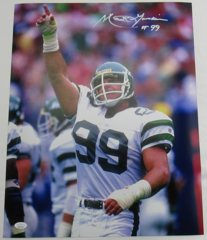 Mark Gastineau Signed Auto Autograph 16x20 Photo JSA Witness COA