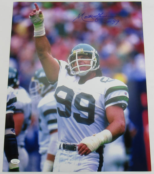 Mark Gastineau Signed Auto Autograph 16x20 Photo JSA Witness WB421509