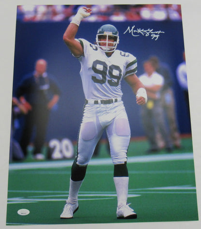 Mark Gastineau Signed Auto Autograph 16x20 Photo JSA Witness COA II