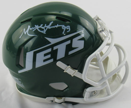 Mark Gastineau Signed Auto Autograph Jets Mini Helmet JSA Witness COA