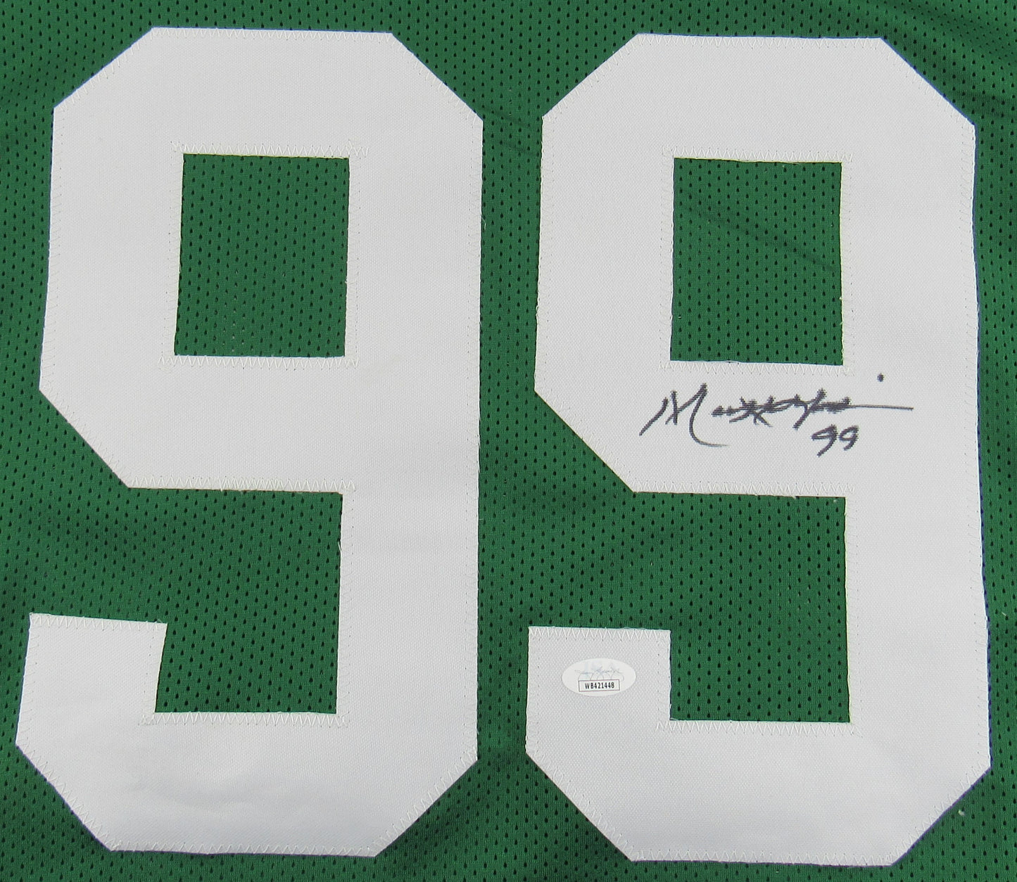 Mark Gastineau Signed Auto Autograph Replica Jets Jersey JSA Witness COA