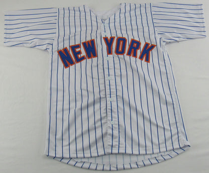 Cleon Jones Signed Auto Autograph Replica Mets Jersey JSA Witness COA