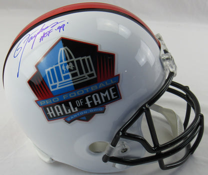 Lawrence Taylor Signed Auto Autograph HOF Helmet Replica JSA Witness COA