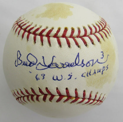 Bud Harrelson Signed Auto Baseball JSA CI59518