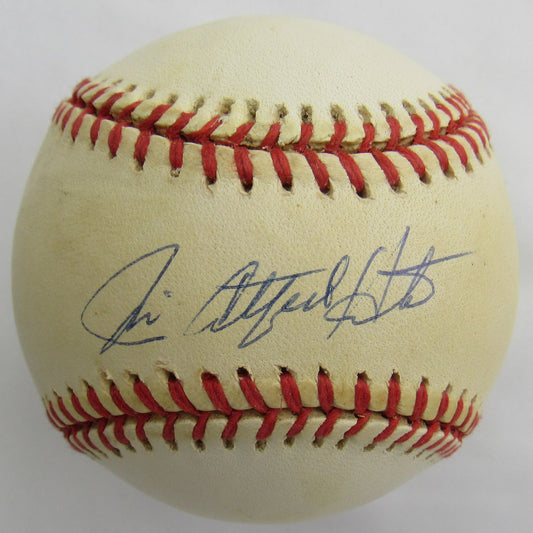 Jim Catfish Hunter Signed Auto Baseball JSA CI59523
