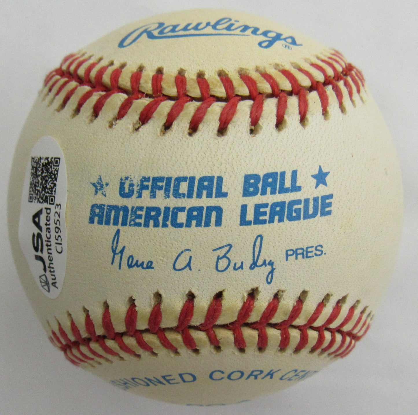 Jim Catfish Hunter Signed Auto Baseball JSA CI59523