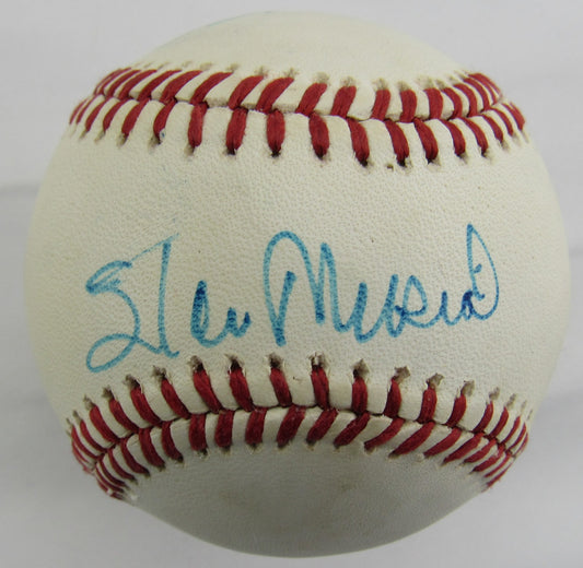 Stan Musial Ernie Banks Willie Stargell +2 Signed Auto Autograph Rawlings Baseball JSA AP20610
