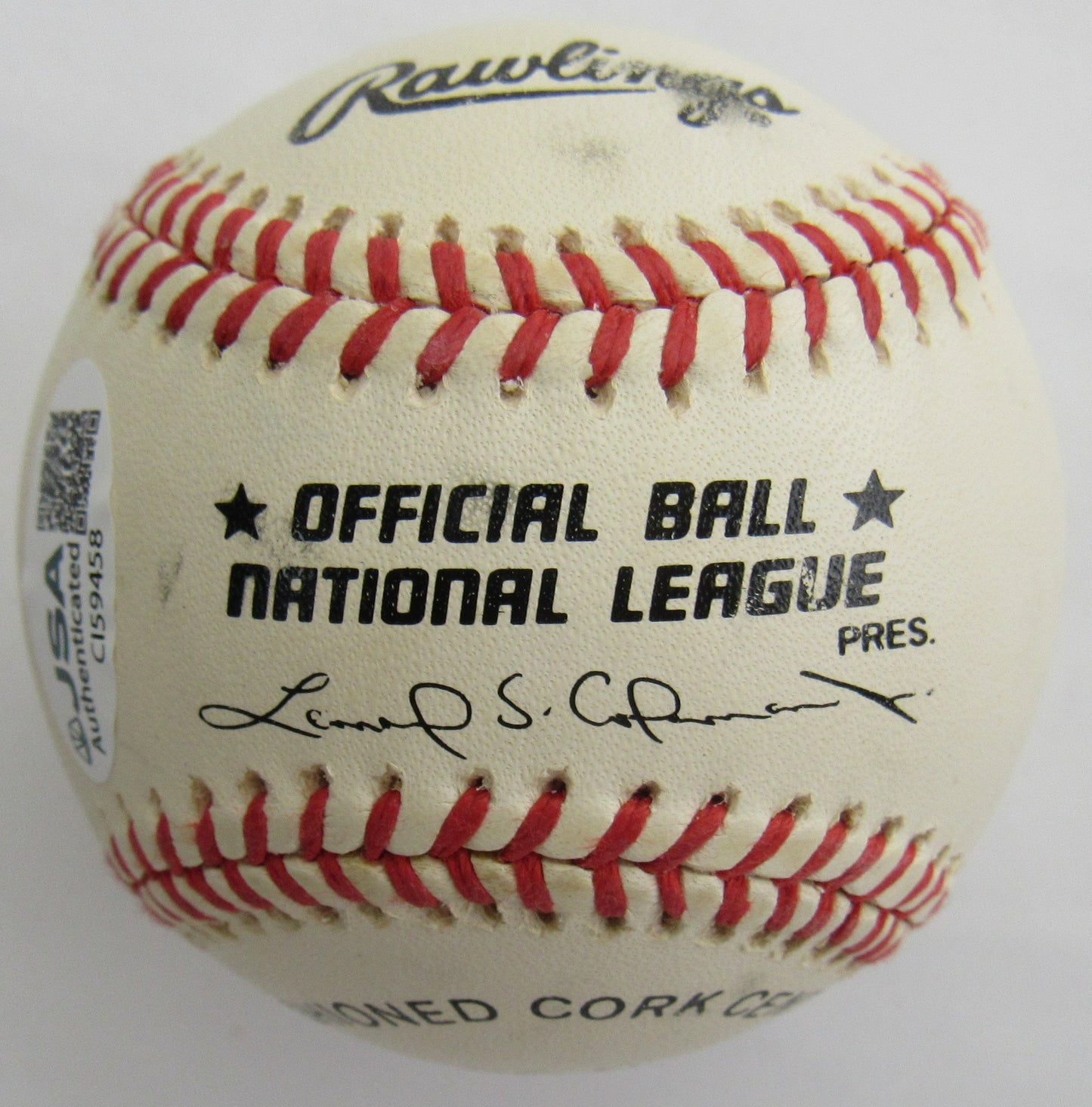 Albert Belle Signed Auto Baseball JSA CI59458