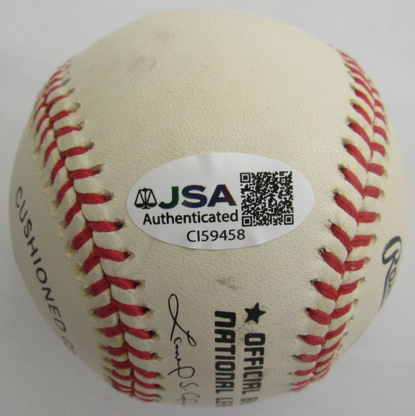 Albert Belle Signed Auto Baseball JSA CI59458
