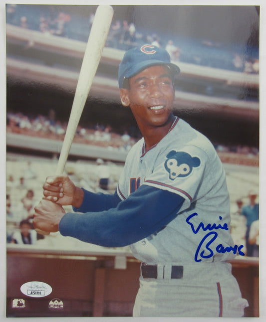 Ernie Banks Signed Auto Autographed 8x10 Photo JSA AP20593