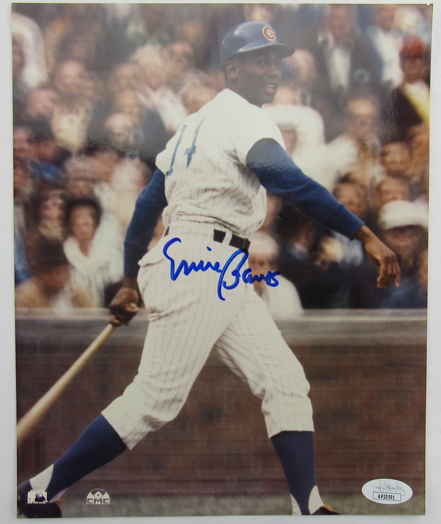 Ernie Banks Signed Auto Autographed 8x10 Photo JSA AP20591