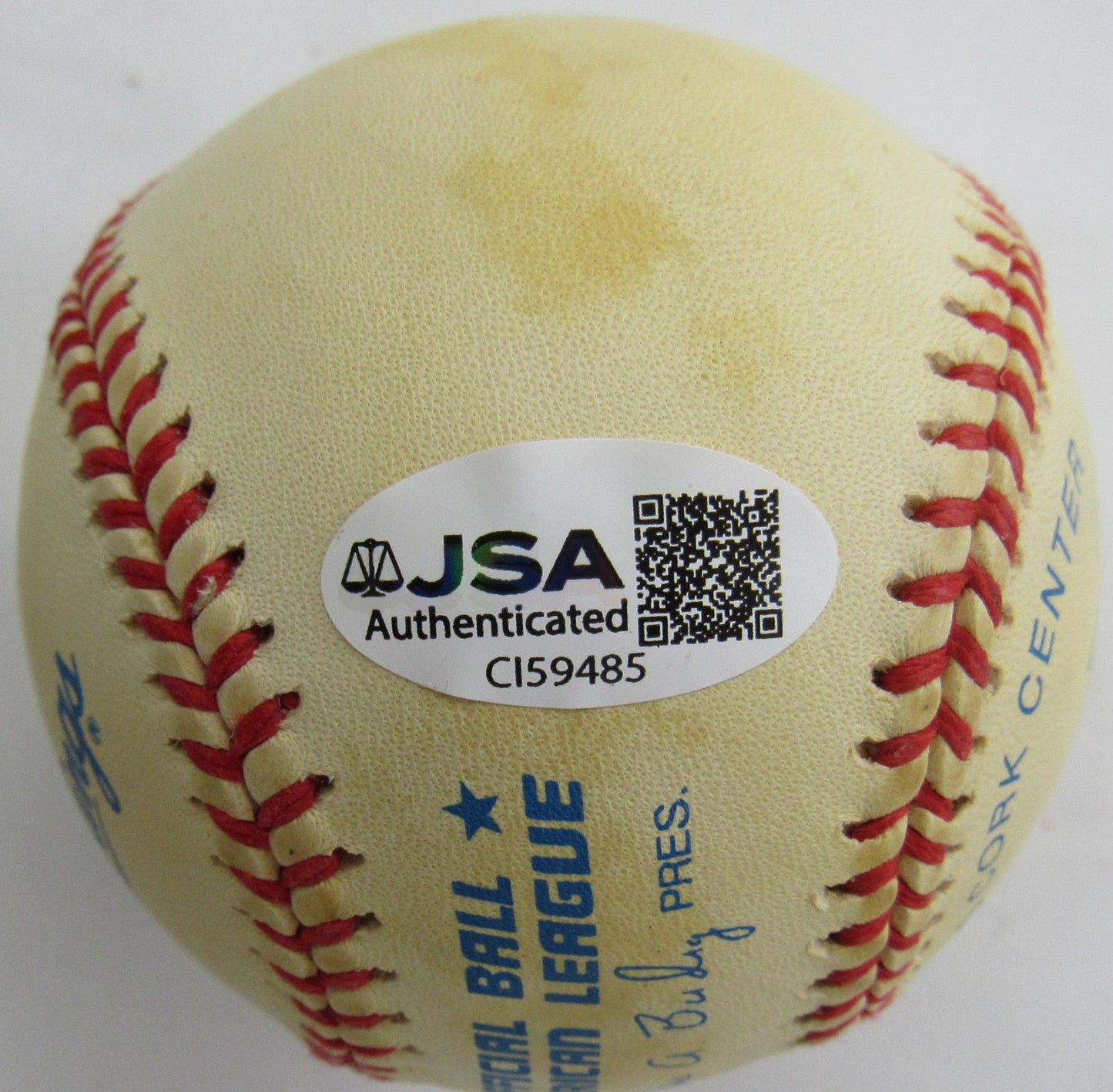 Harmon Killebrew Signed Auto Baseball JSA CI59485