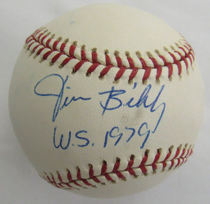 Jim Bibby Signed Auto Baseball JSA CI59524