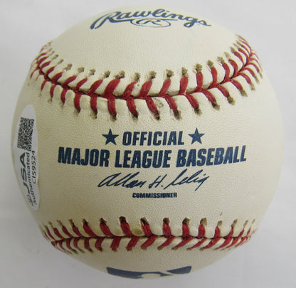 Jim Bibby Signed Auto Baseball JSA CI59524