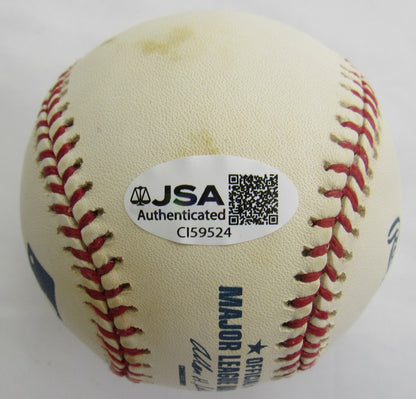 Jim Bibby Signed Auto Baseball JSA CI59524