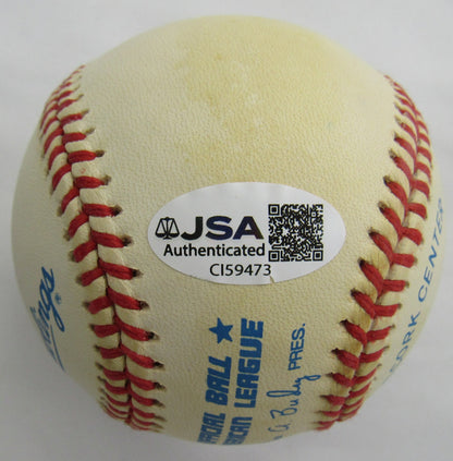 Wade Boggs Signed Auto Baseball JSA CI59473