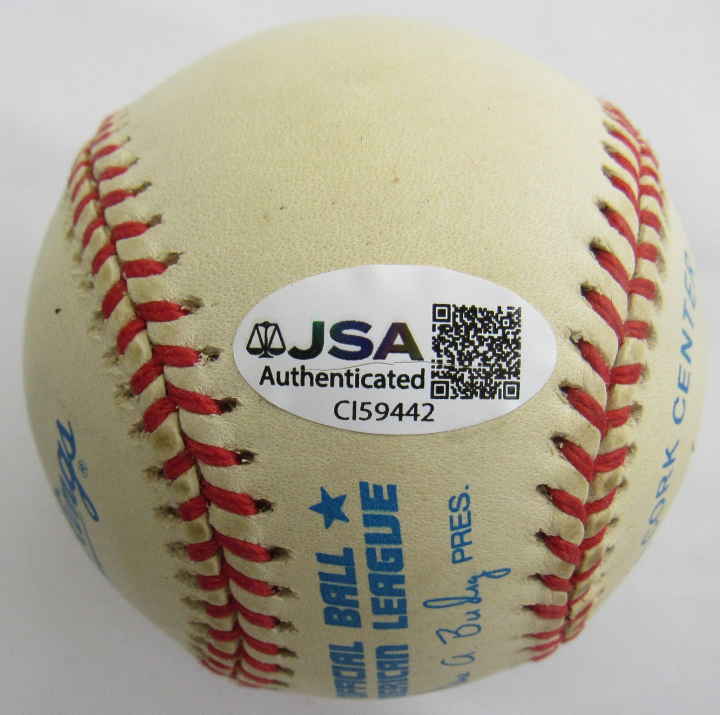 Harmon Killebrew Signed Auto Baseball JSA CI59442
