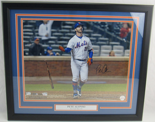 Pete Alonso Signed Auto Autograph Framed 16x20 Photo Fanatics COA