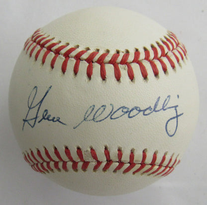 Gene Woodling Signed Auto Baseball JSA CI59437 - peistine sold 11-26