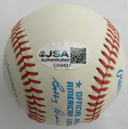 Gene Woodling Signed Auto Baseball JSA CI59437 - peistine sold 11-26