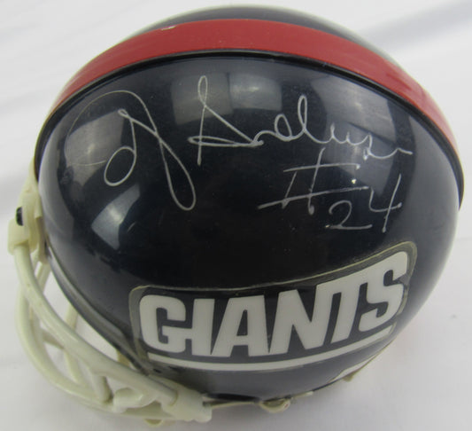 Otis Anderson Signed Auto Mini Helmet JSA CI59559