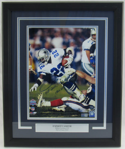 Emmitt Smith Signed Auto Autograph Framed 11x14 Photo w/ Insc Tristar 8295188