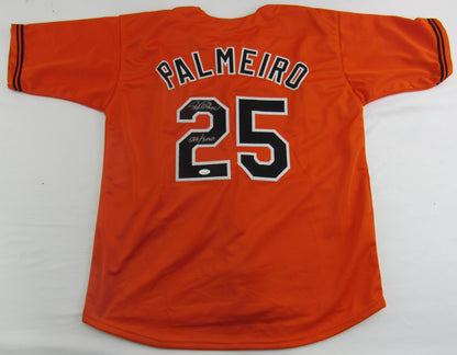 Rafael Palmeiro Signed Auto Autograph Replica Orioles Jersey w/ Inscription JSA COA