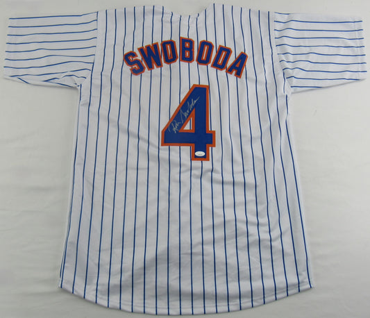 Ron Swoboda Signed Auto Autograph Replica Mets Jersey JSA COA