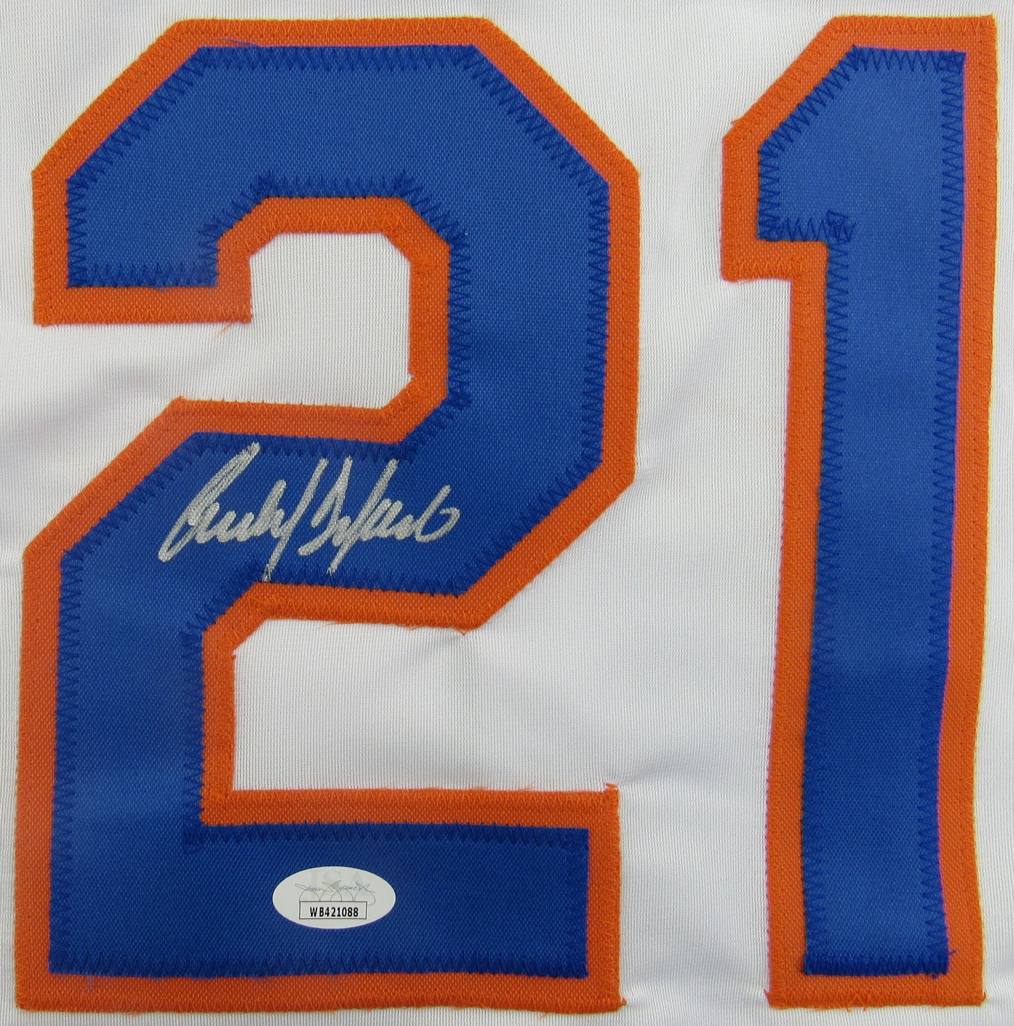 Carlos Delgado Signed Auto Autograph Replica Mets Jersey JSA COA