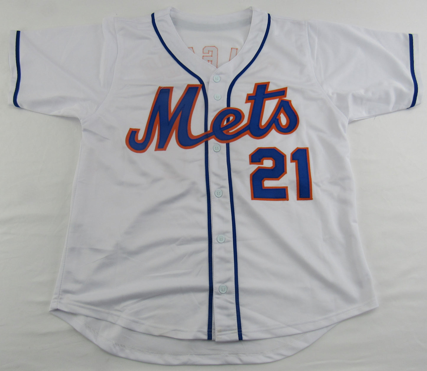 Carlos Delgado Signed Auto Autograph Replica Mets Jersey JSA COA