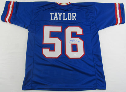 Lawrence Taylor Signed Auto Autograph Replica Giants Jersey JSA COA