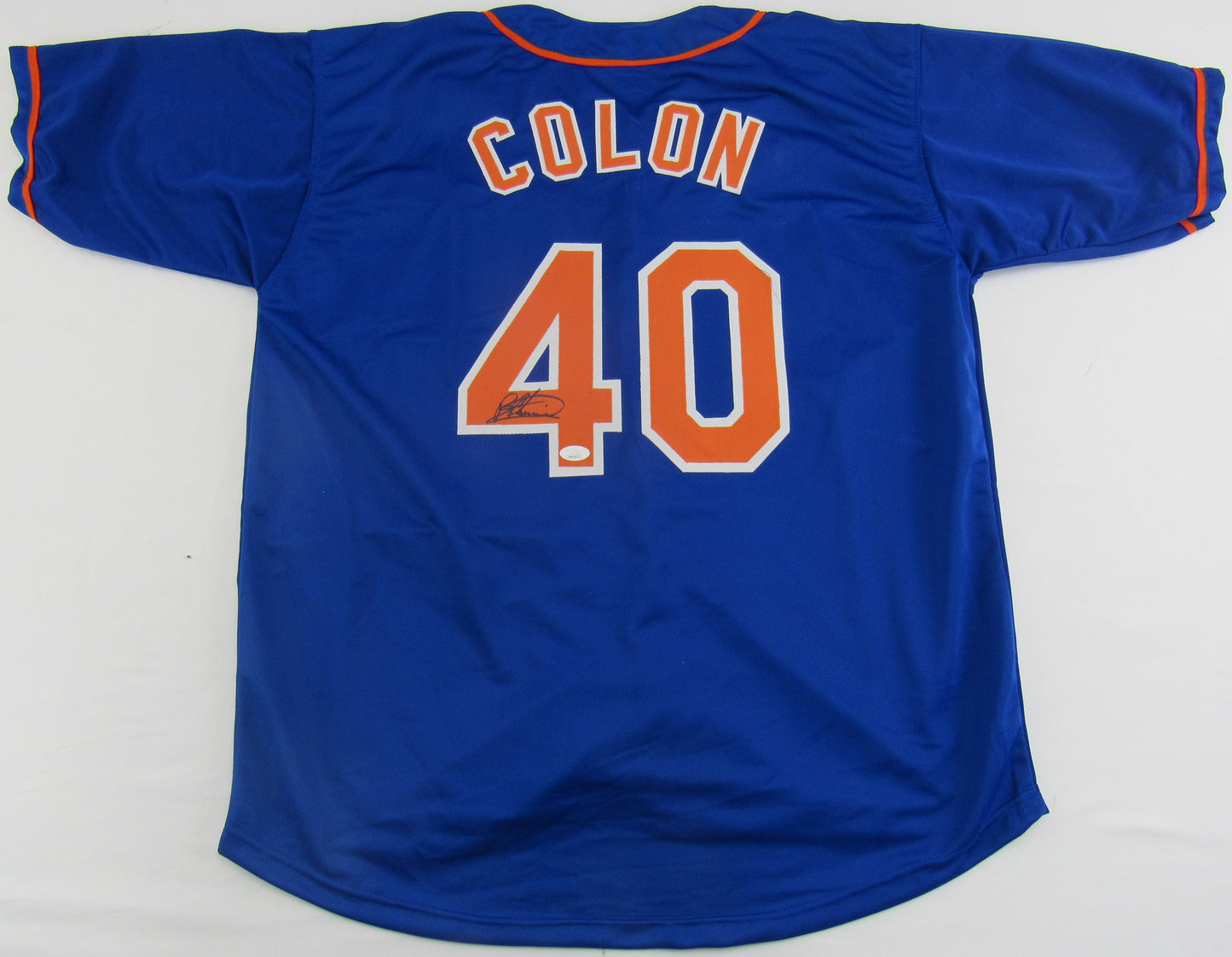 Bartolo Colon Signed Auto Autograph Replica Mets Jersey Blue Signature JSA COA