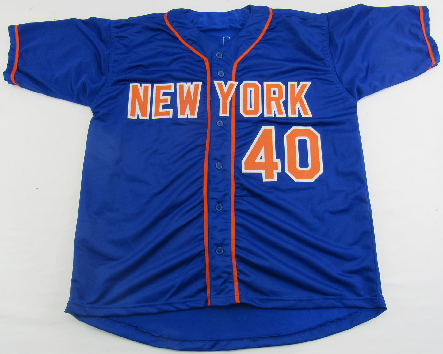 Bartolo Colon Signed Auto Autograph Replica Mets Jersey Blue Signature JSA COA