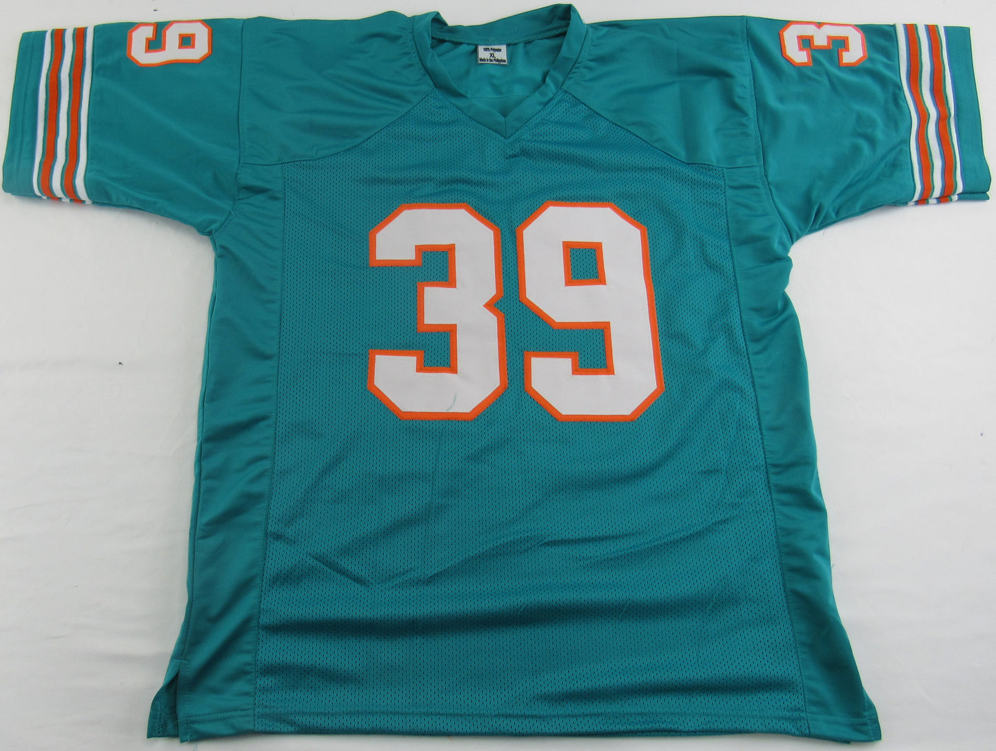 Larry Csonka Signed Auto Autograph Replica Dolphins Jersey JSA COA