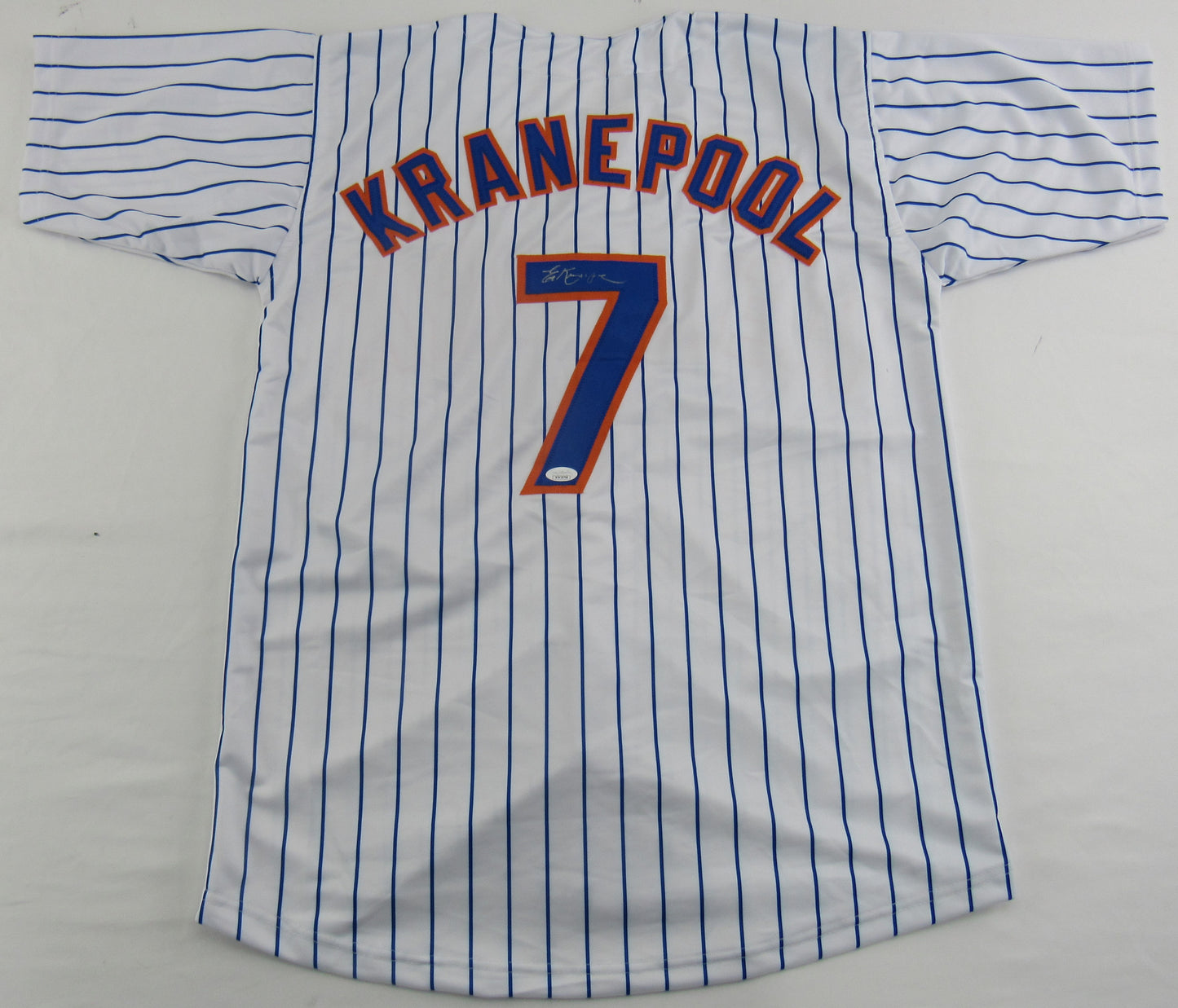 Ed Kranepool Signed Auto Autograph Replica Mets Jersey JSA COA